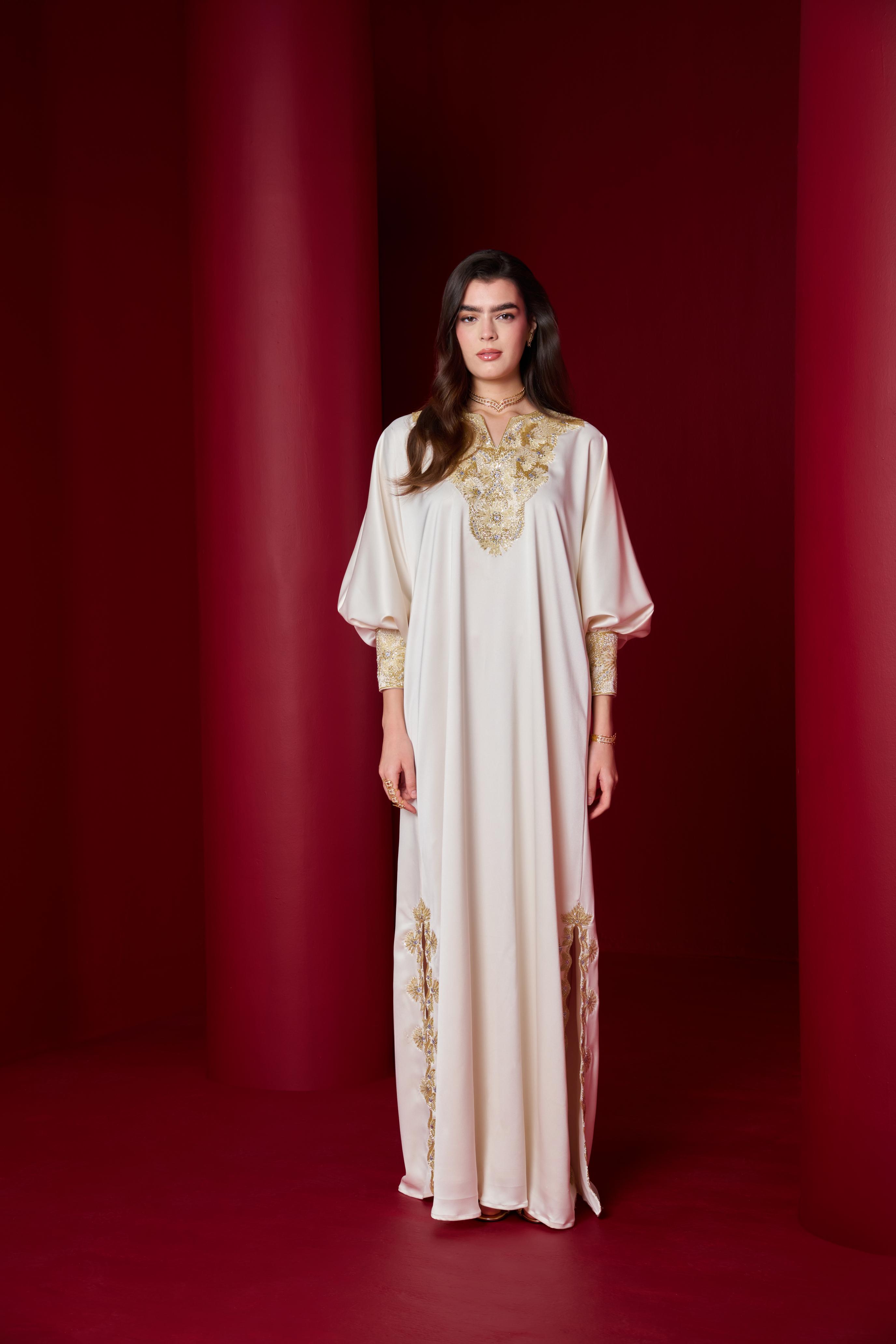 Madeya Kaftan Off White