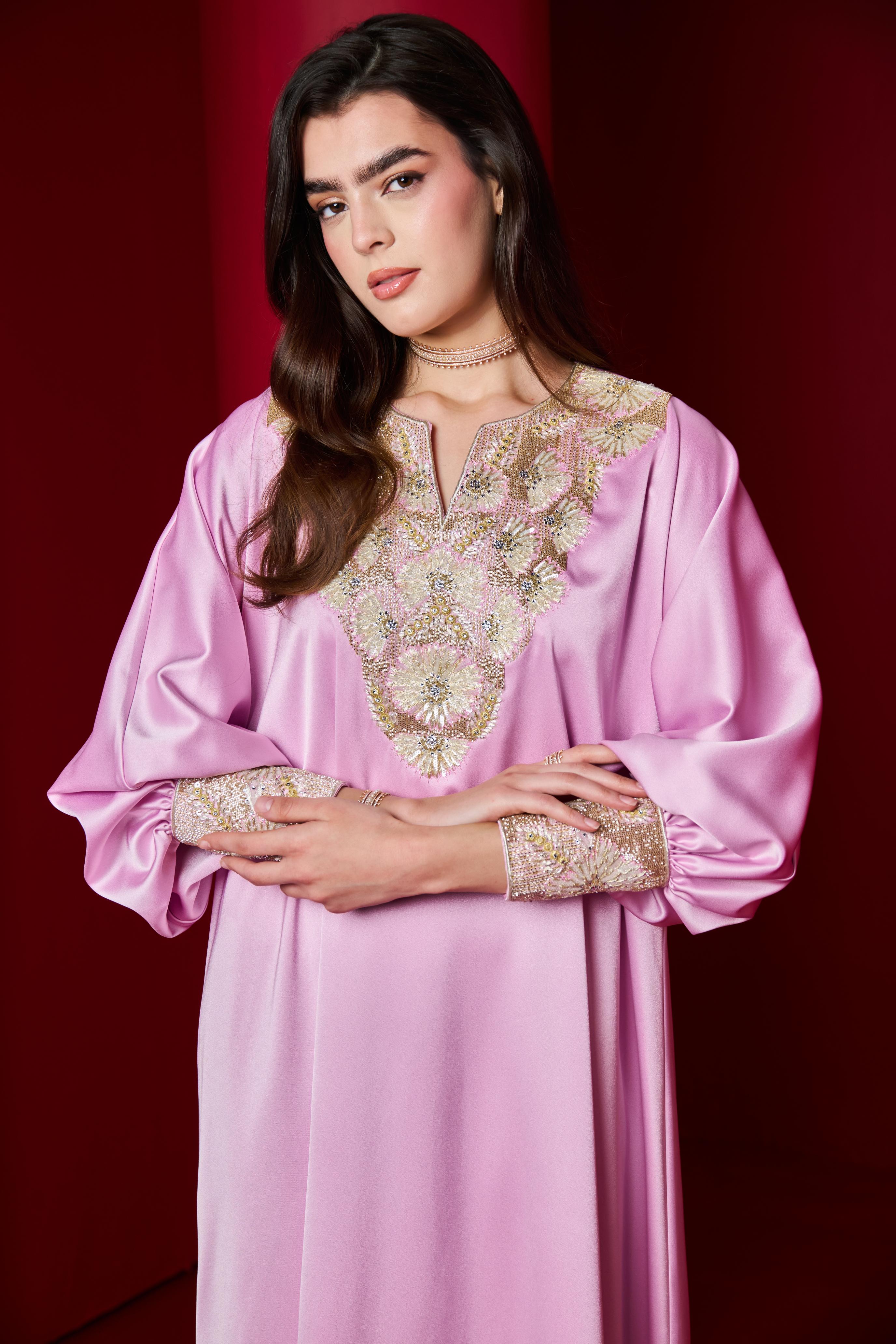 Madeya Kaftan Pink