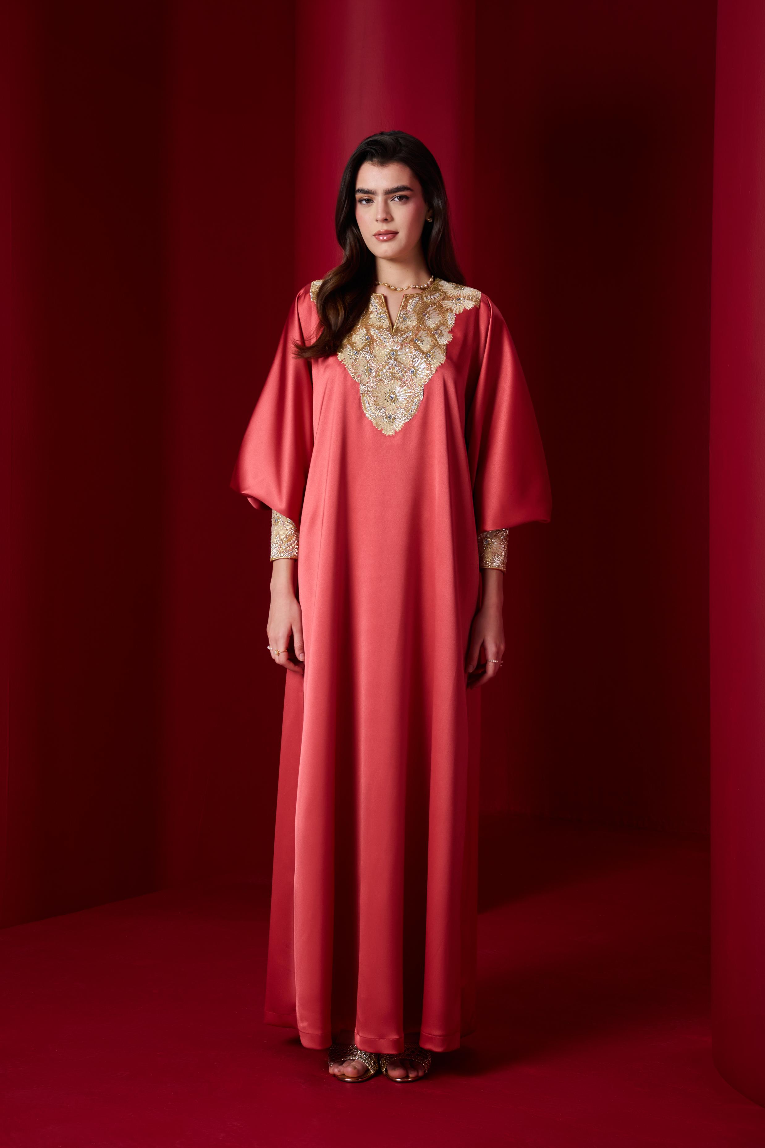 Madeya Kaftan Burnt Orange