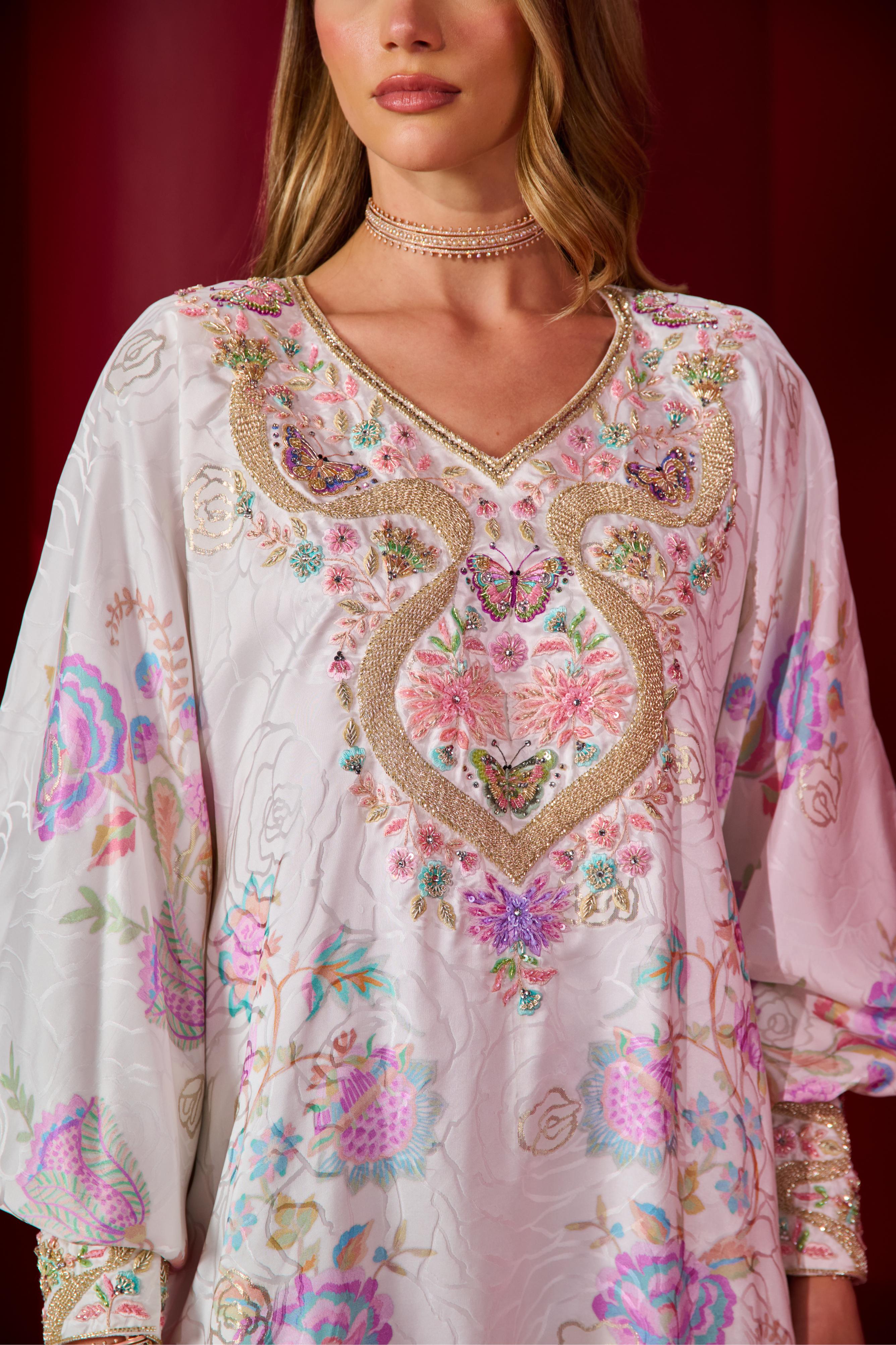 Ansam Kaftan Pink