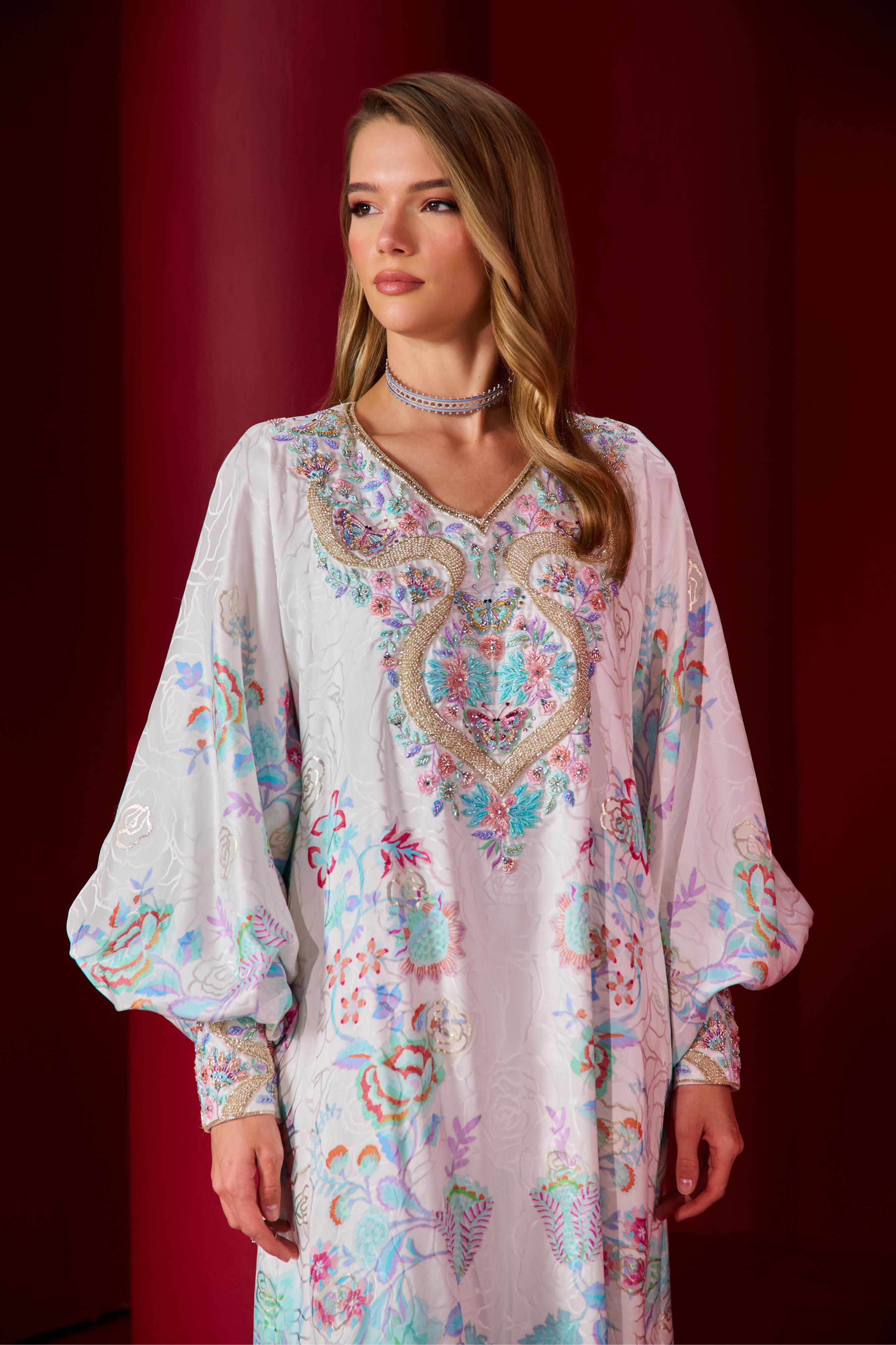Ansam Kaftan Blue