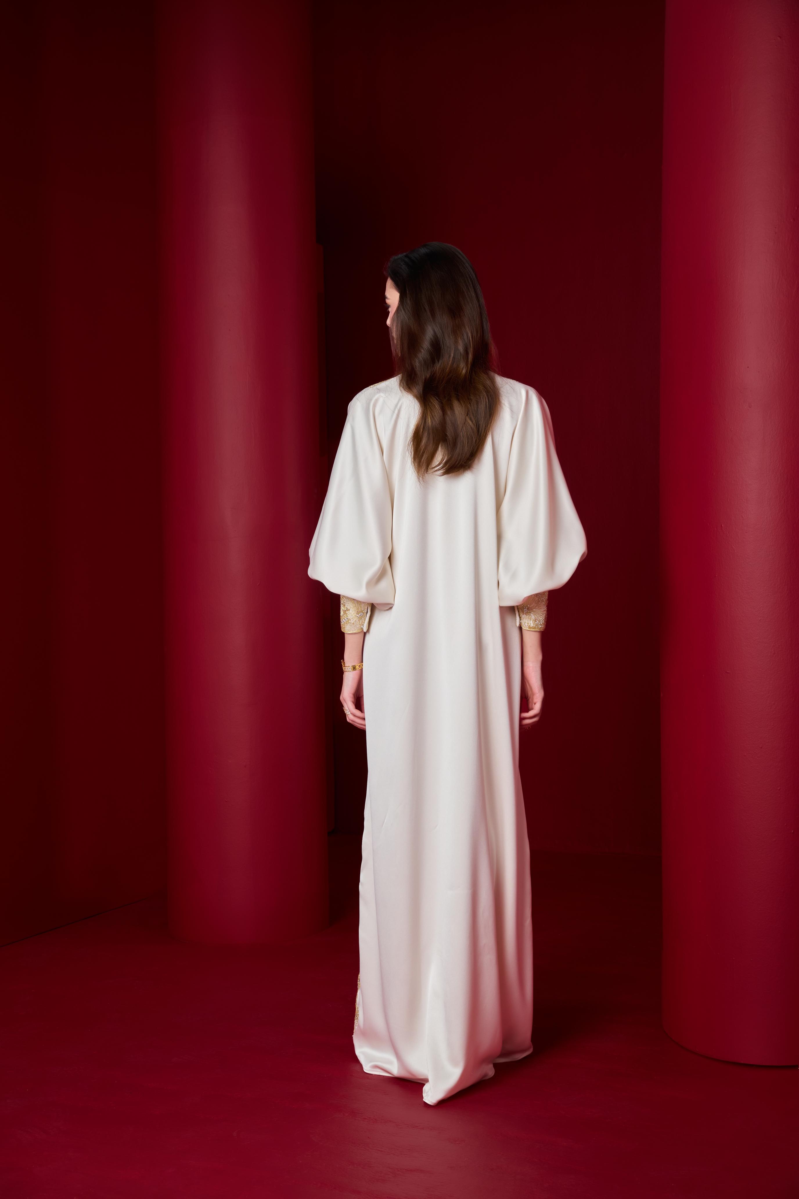 Madeya Kaftan  Off White