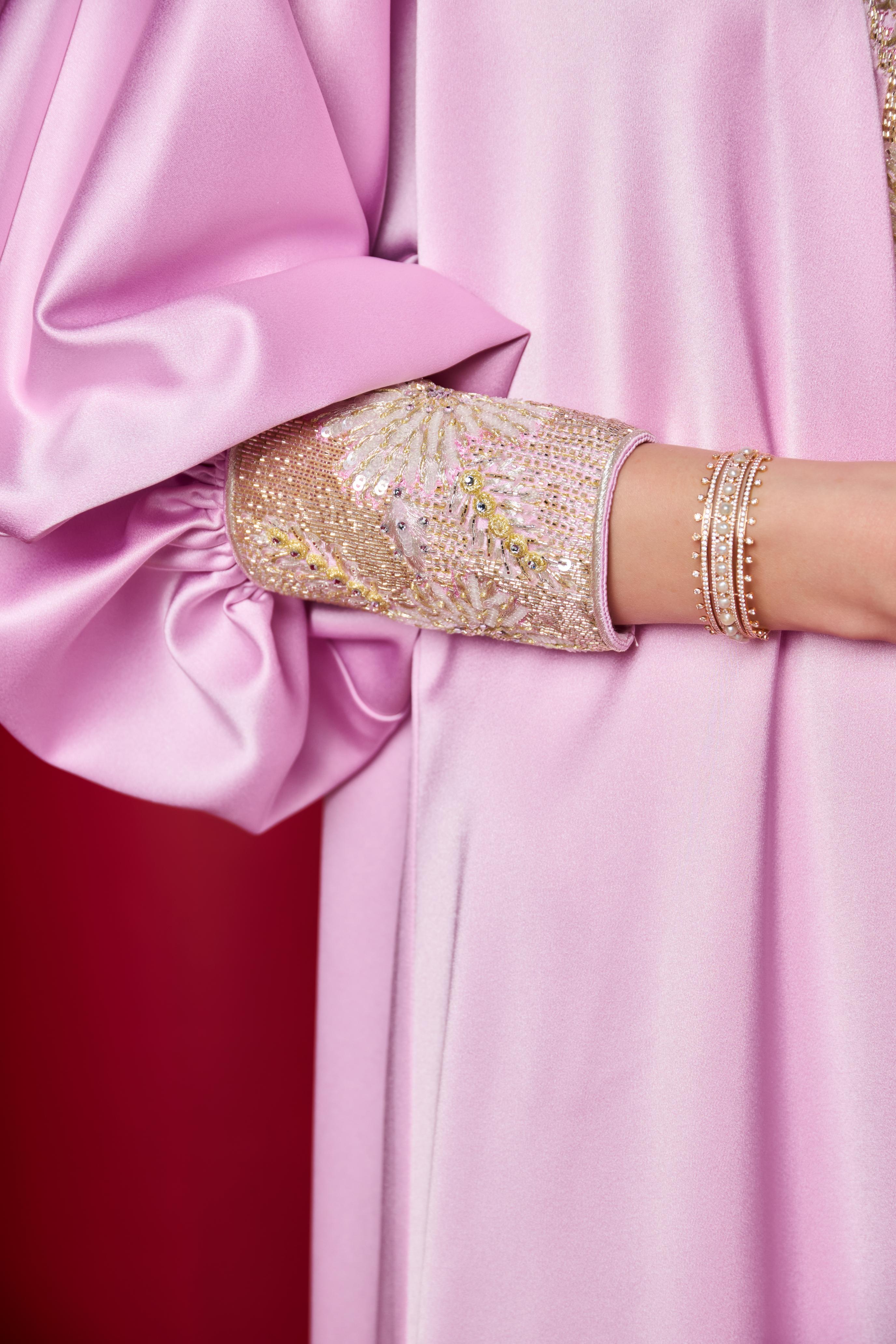 Madeya Kaftan  Pink