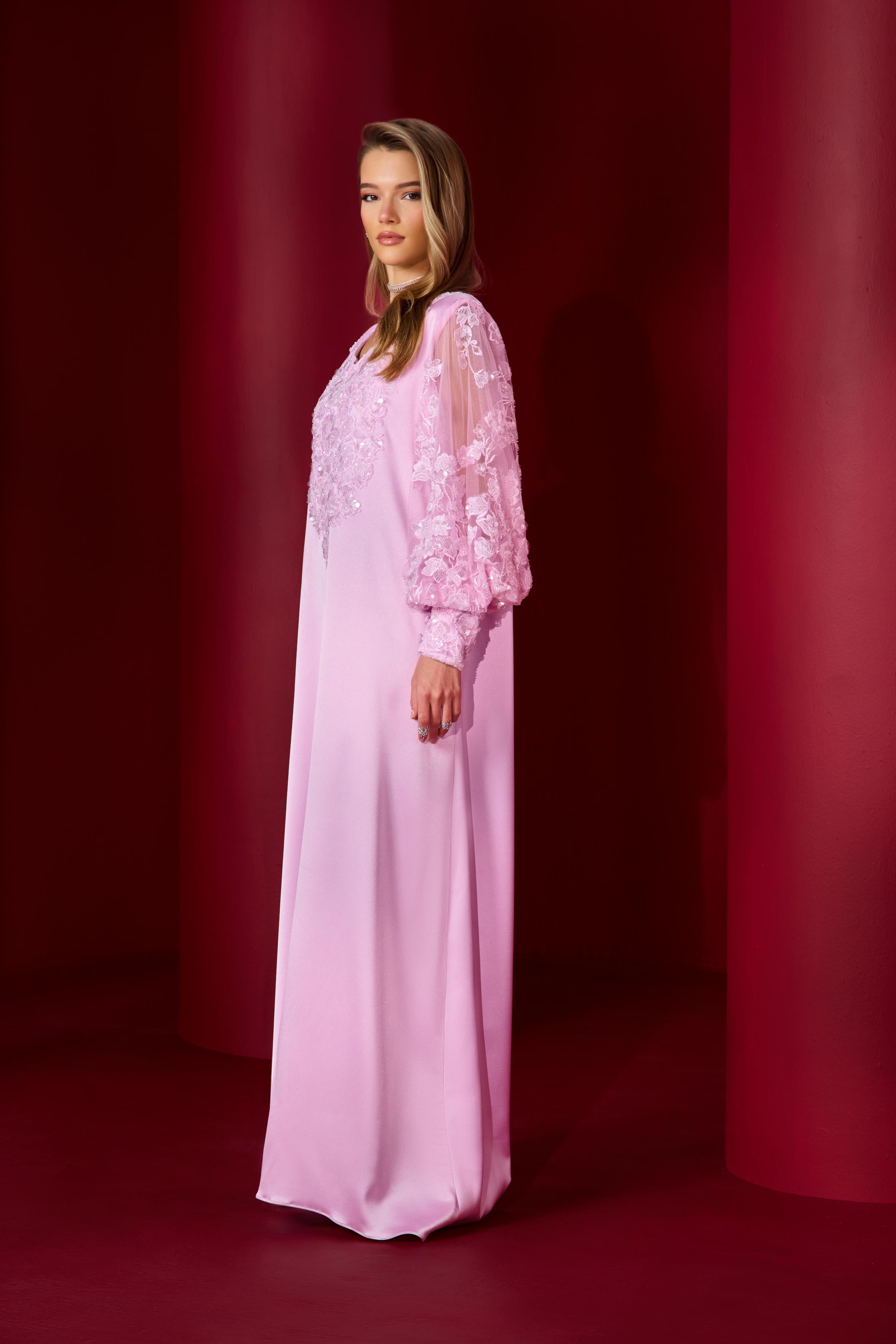 Aya Kaftan Pink