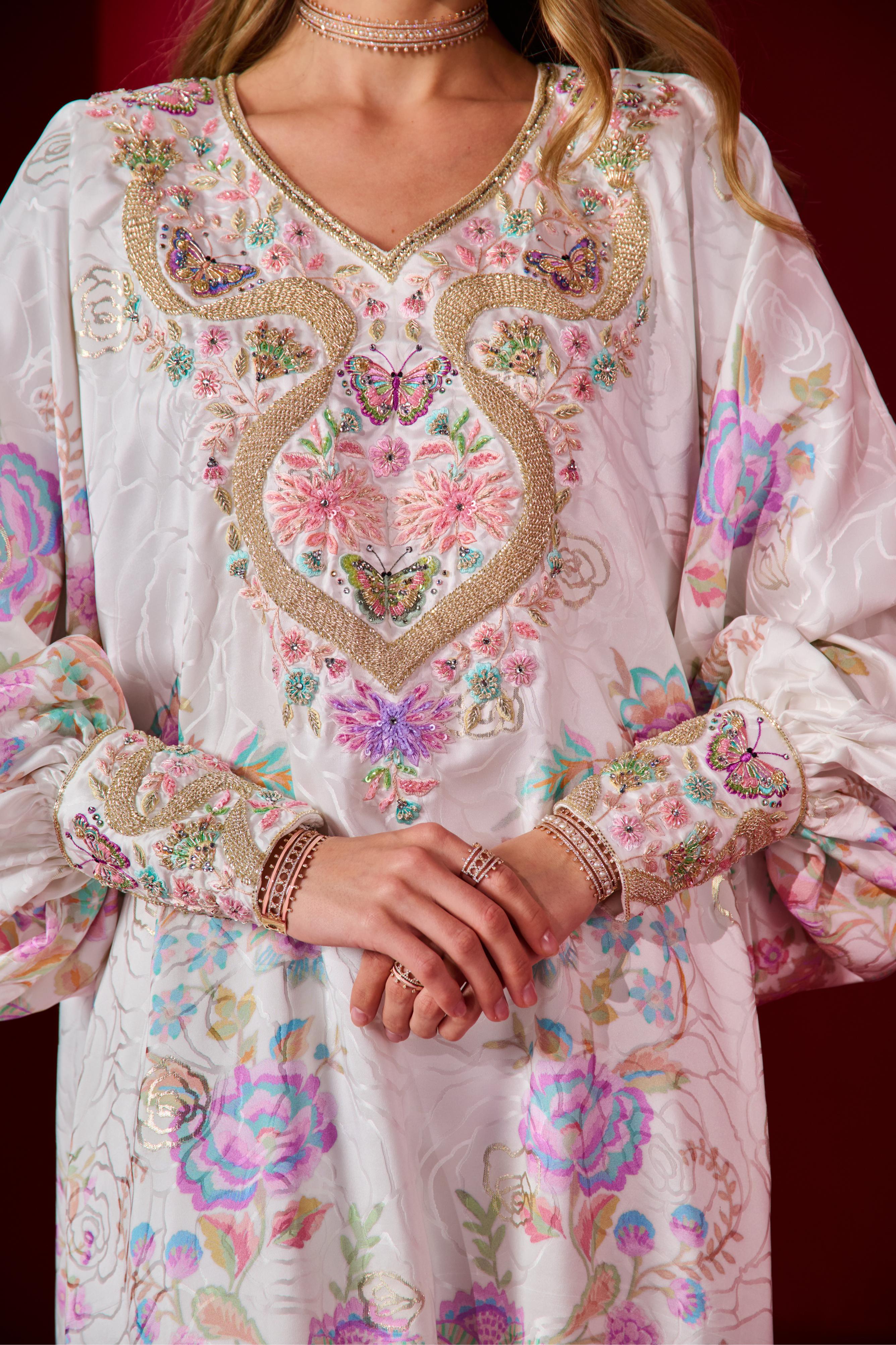 Ansam Kaftan Pink