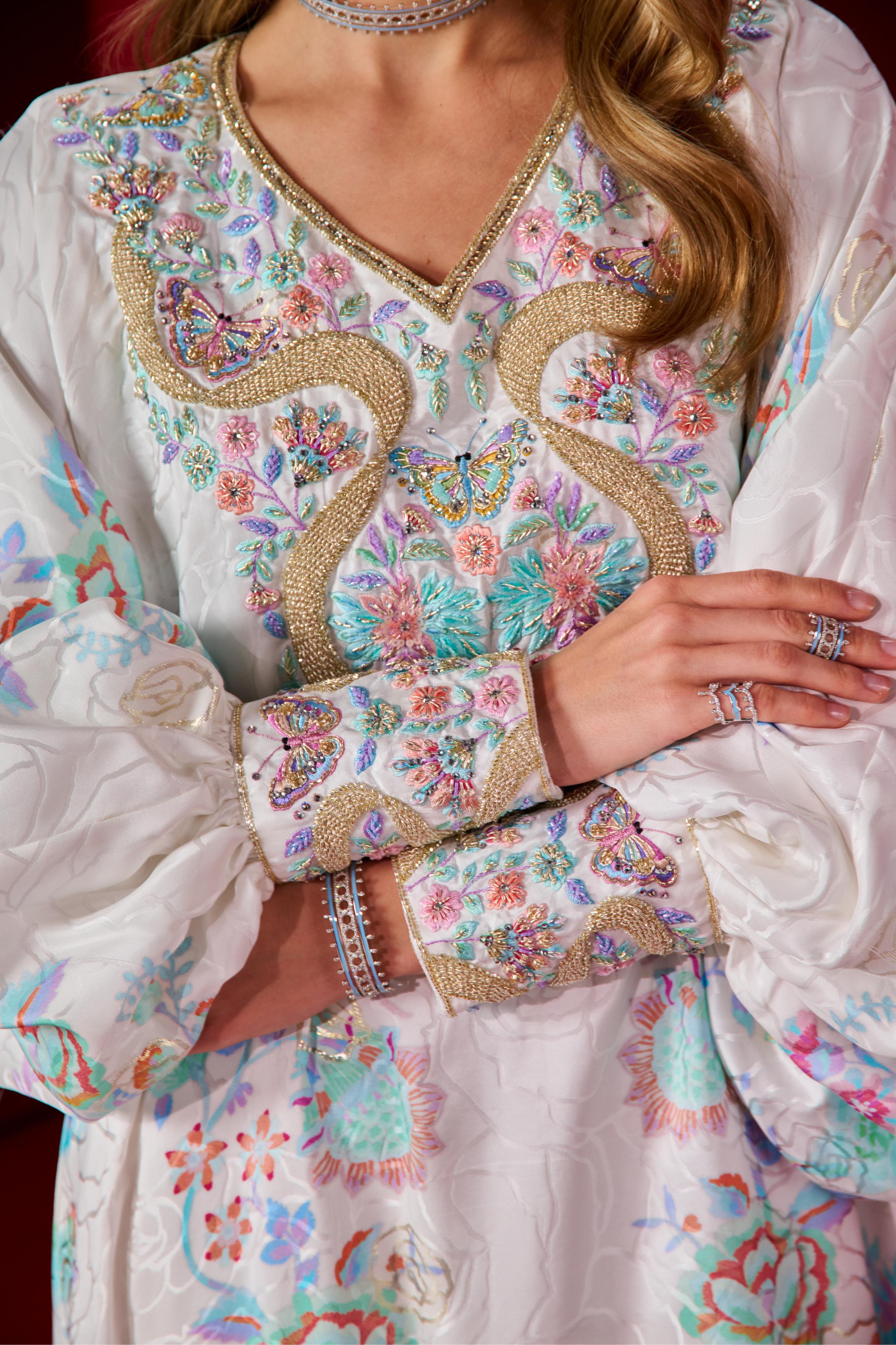 Ansam Kaftan Blue